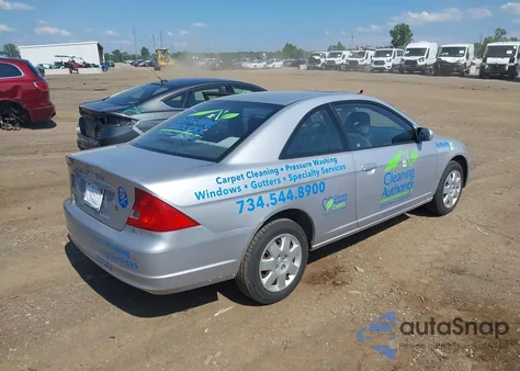 2002 Honda Civic Ex из США, поврежденный, VIN 1HGEM22932L082567